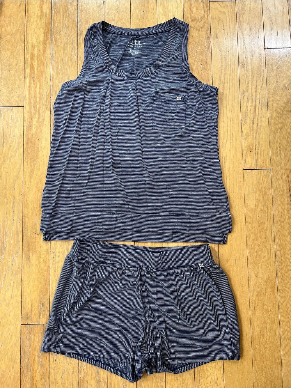 Nicole Miller Navy Blue Tank & Short Sleep Set